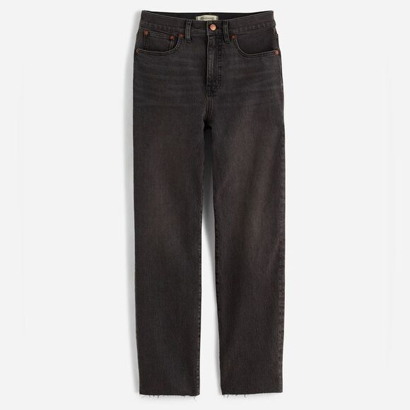 Madewell NWT Tall 90s Straight Crop Jeans Size 30T in Benley Wash - Picture 6 of 14